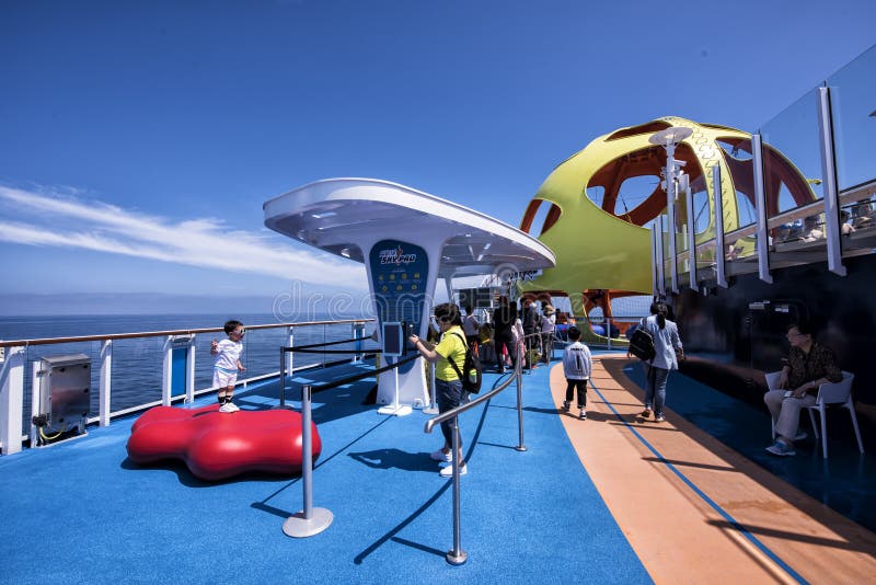 Discover a Far East adventure full of new feats and firsts on Spectrum of the Seas®. From high-flying virtual reality thrills in the Sky Pad℠ and custom juice drink creations crafted by robots at the Bionic Bar®, to revolutionary Suite Club accommodations with exclusive amenities like private dining rooms, lounges and a Solarium. Not to mention karaoke performances in your own private 3D cinema in the brand new Ultimate Family Suite. Discover a Far East adventure full of new feats and firsts on Spectrum of the Seas®. From high-flying virtual reality thrills in the Sky Pad℠ and custom juice drink creations crafted by robots at the Bionic Bar®, to revolutionary Suite Club accommodations with exclusive amenities like private dining rooms, lounges and a Solarium. Not to mention karaoke performances in your own private 3D cinema in the brand new Ultimate Family Suite.