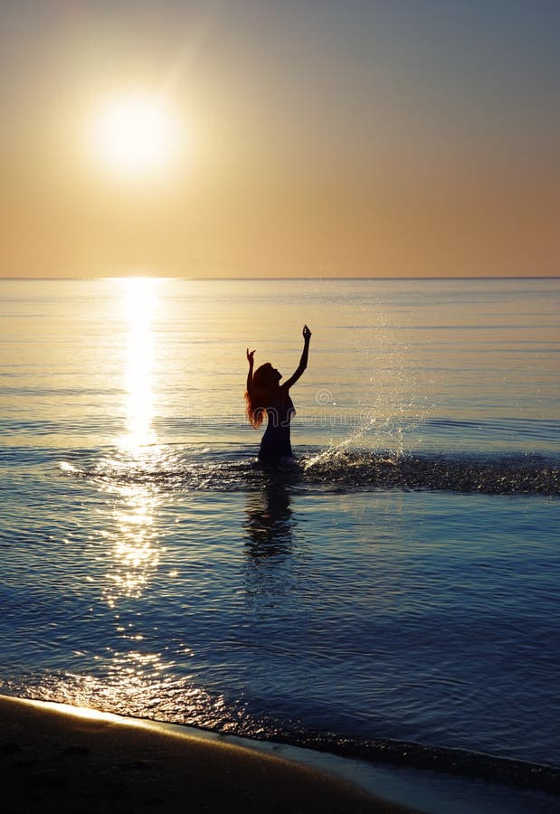 Spel met water royalty-vrije stock foto