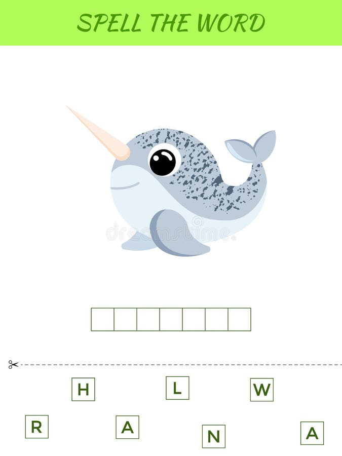 N Word for Narwhal Animal Alphabet Illustration Stock Vector - Illustration of marine, clipart: 177133017 N Word for Narwhal Animal Alphabet Illustration Stock Vector - Illustration of marine, clipart: 177133017