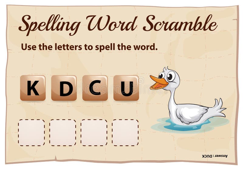 Duck Words рисунок. Игра скрамбле слова. Утка слово. Spell the Word.