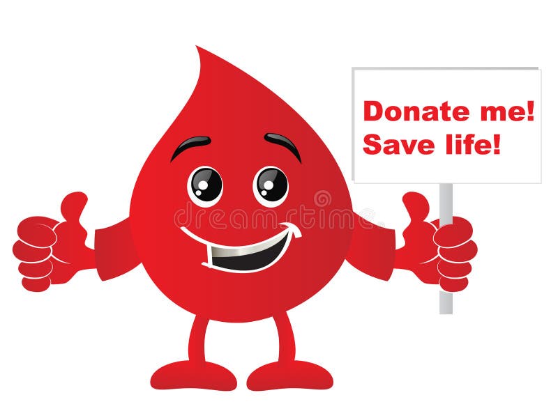 Blood drop showing the sign of Donate me! Save life!. Blood drop showing the sign of Donate me! Save life!