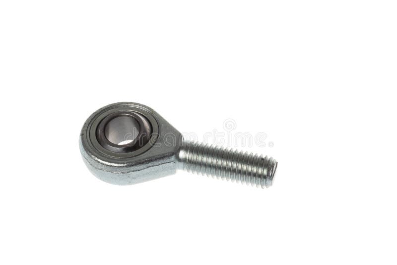 Sperical Bearing Rod Eye Mount for Pneumatic Cylinder, Isolated on