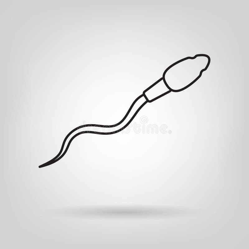 Sperm Male Reproductive Cell Icon Stock Vector Illustration Of Care 