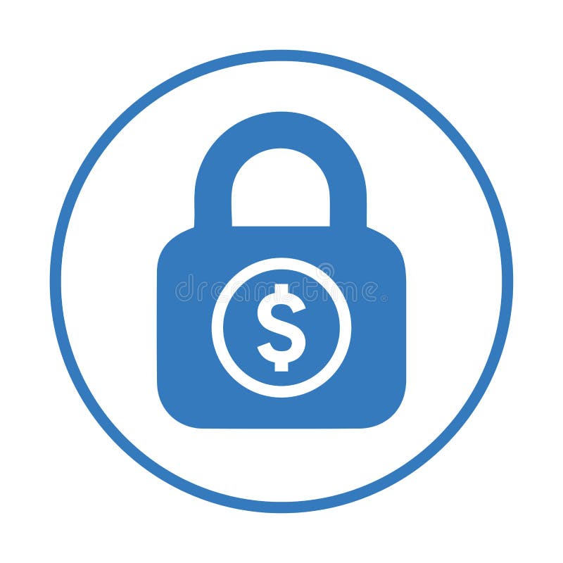 Schlüsselschutz Dollar Geld Sicherheit Symbol. Grauvektorgrafik Stock  Abbildung - Illustration von privatleben, bankverkehr: 226020678