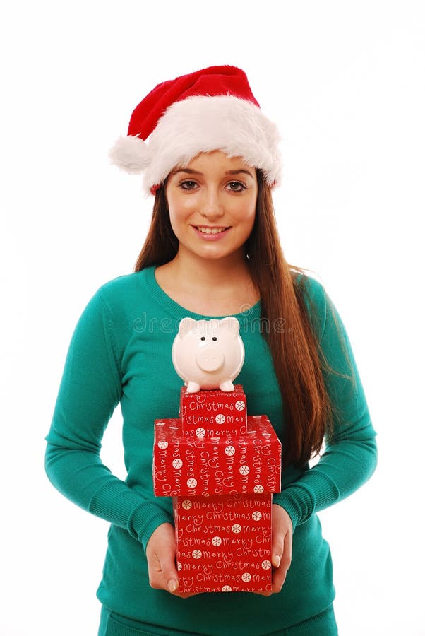 Spesa v di natale che risparmia fotografia stock libera da diritti Spesa v di natale che risparmia fotografia stock libera da diritti