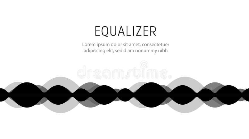 Spettro audio digitale. illustrazione equalizzatore futuristico. musica battuta. icona della forma d'onda ad alta frequenza. illustrazione vettoriale