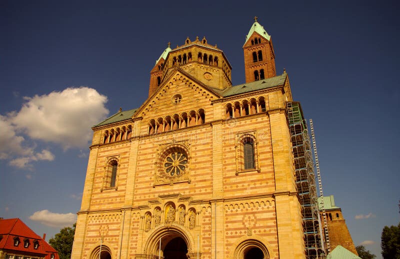 Speyer Cathedral main facade, Germany