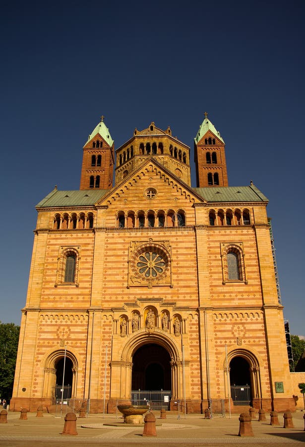 Speyer Cathedral main facade, Germany