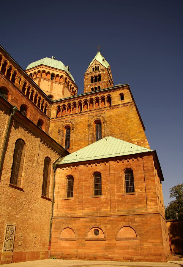 Speyer Cathedral side walls, Germany