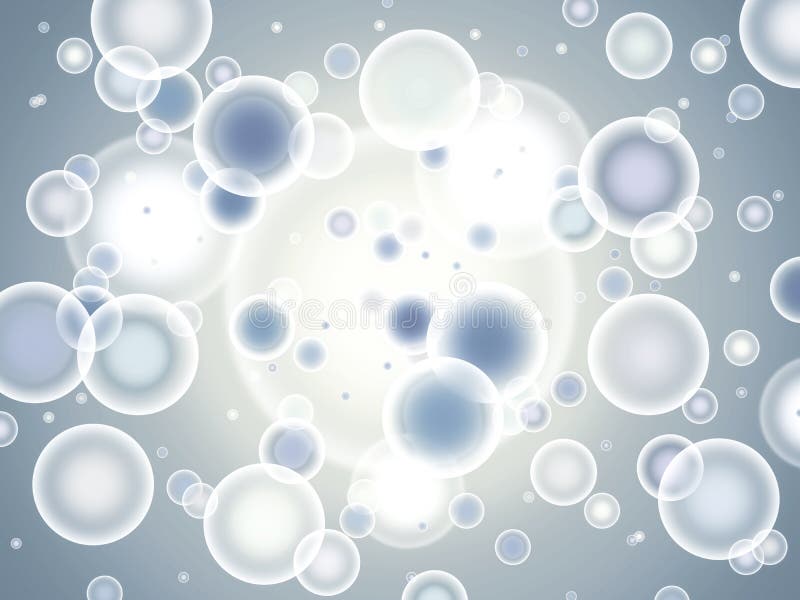 Spheres and lights on gray background vector illustration