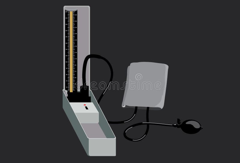 Doctor And Sphygmomanometer Stock Illustration Illustration of