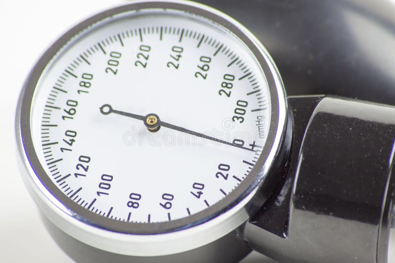 Sphygmomanometer High Resolution Image Depicting Blood Pressure Control