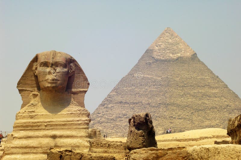 Sphynx and Pyramid