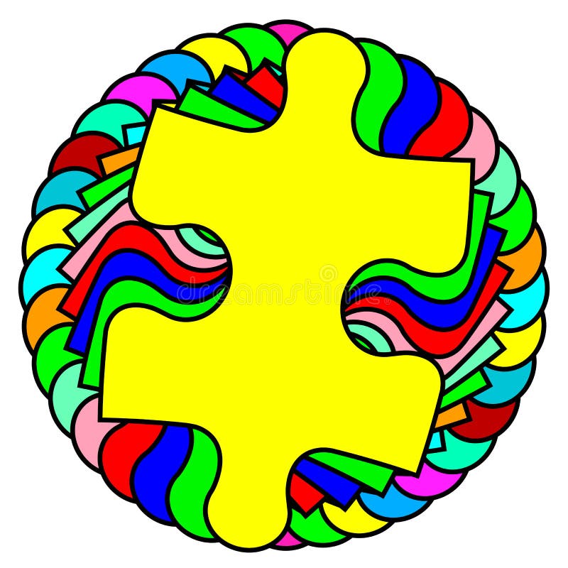 Sphère de puzzle denteux illustration de vecteur Sphère de puzzle denteux illustration de vecteur