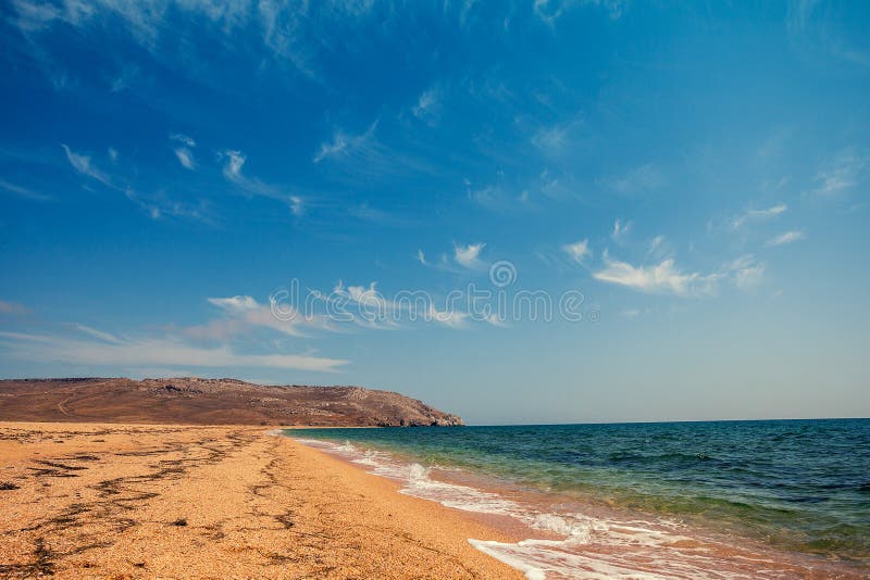 Spiaggia abbandonata selvaggia immagini stock Spiaggia abbandonata selvaggia immagini stock