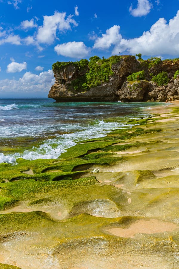 Spiaggia di Balangan - Bali Indonesia immagine stock Spiaggia di Balangan - Bali Indonesia immagine stock