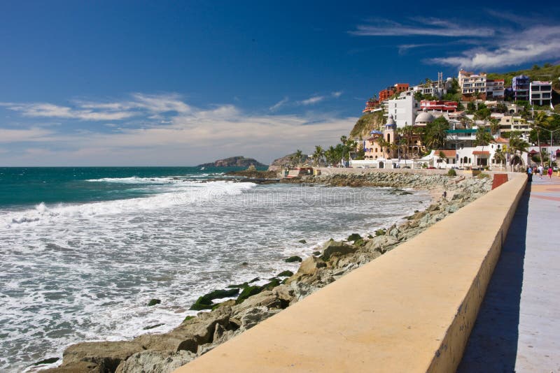 Spiaggia di Mazatlan fotografia stock libera da diritti Spiaggia di Mazatlan fotografia stock libera da diritti