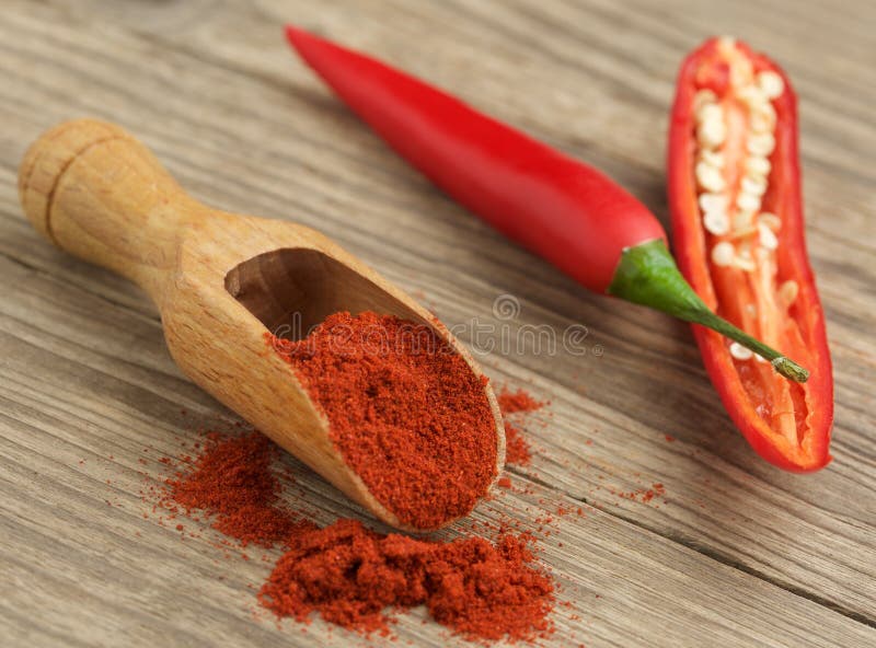 Spice red paprika stock image. Image of herbal, closeup 64974619