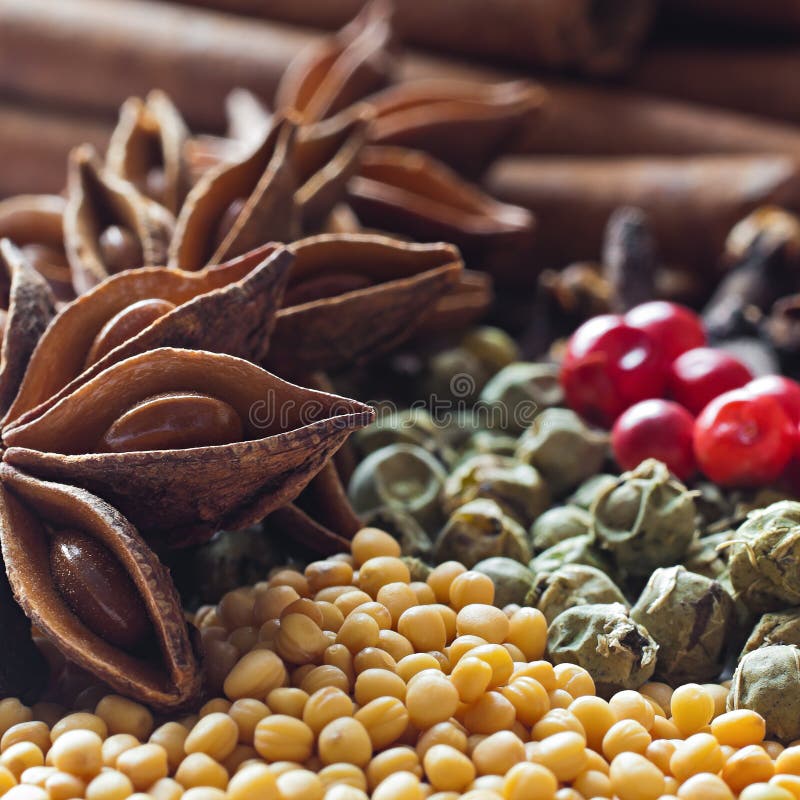 Vegetables and spices stock image. Image of ingredient - 37801057