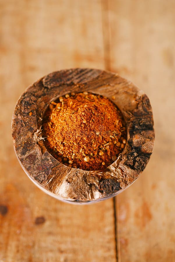 Spices Chicken BBQ Rub Mix of Herbs Stock Image Image of bowl, black