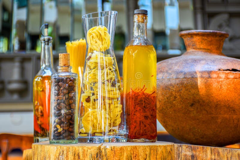 https://thumbs.dreamstime.com/b/spices-herbs-ingredients-decorative-glass-bottles-spices-herbs-ingredients-decorative-glass-bottles-kitchen-117049463.jpg