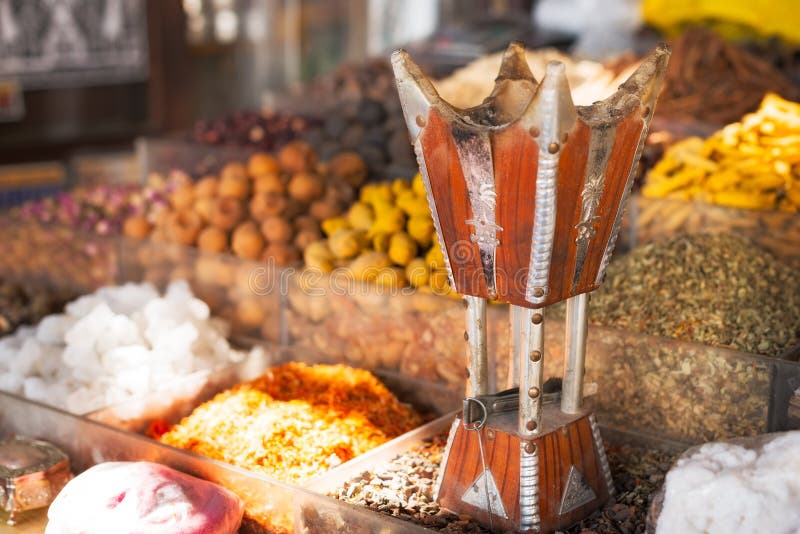 Spices and Herbs Souk in Dubai Stock Photo Image of buying, nutmeg