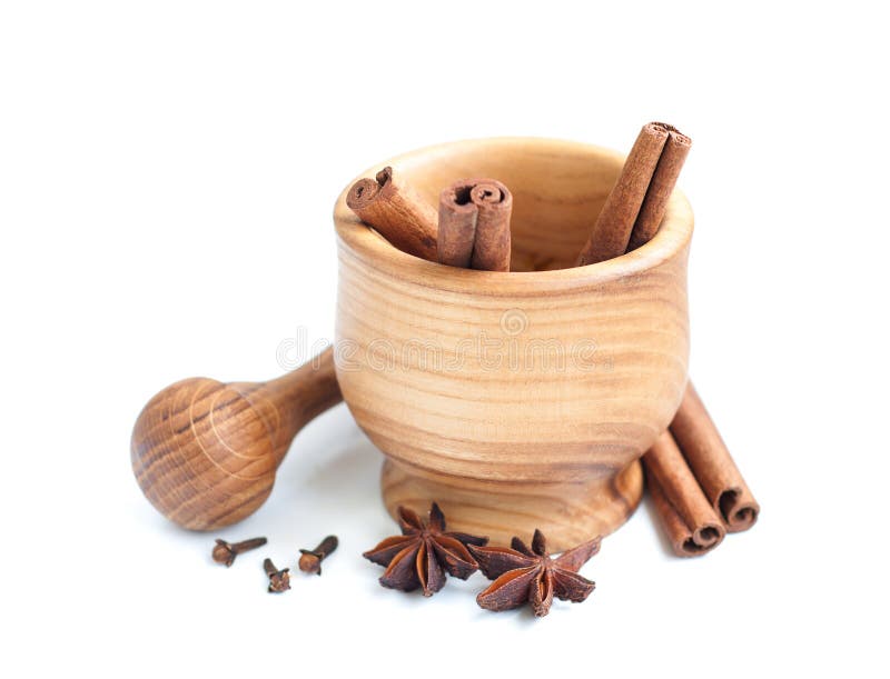 Spices with Mortar and Pestle Stock Photo Image of mortar, spice
