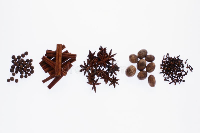 Spices in Whole and Ground Form Stock Photo Image of fragrant, ground