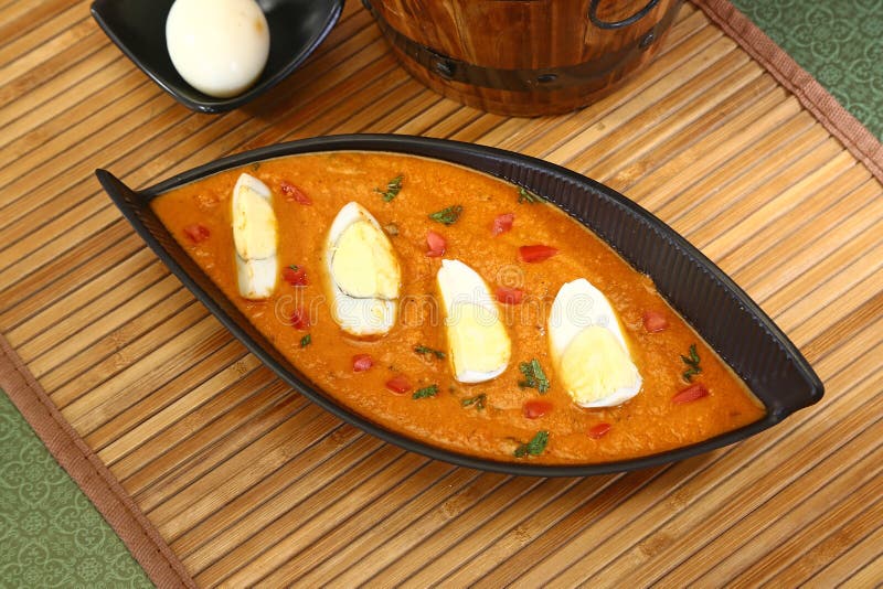 Spicy Boiled Egg Curry, Indian Dish Stock Image Image of organic