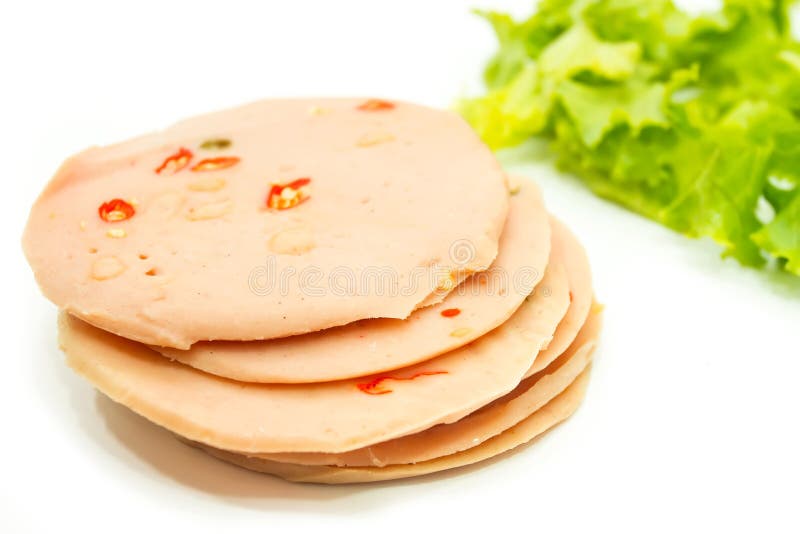 Spicy Chicken Bologna stock photo. Image of bologna, beef 34297246