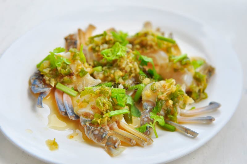 Spicy Crab Salad, Spicy Thai Style Salad Stock Image Image of lemon