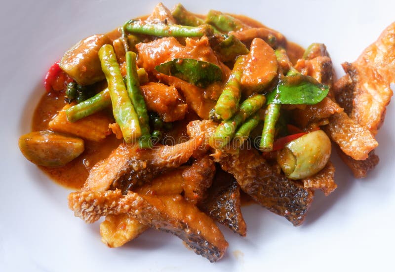 Fried fish curry stock photo. Image of nature, cuisine 31204190