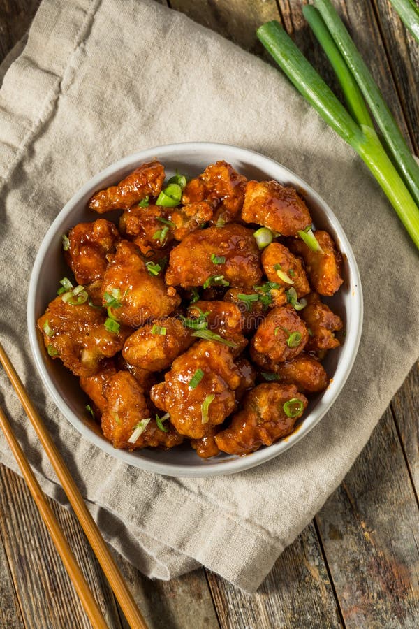 Spicy Deep Fried Korean Chicken Stock Photo - Image of cooking, snack