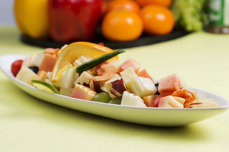 Spicy Fruit Salad Thai Style Stock Image Image of sour, nutrition