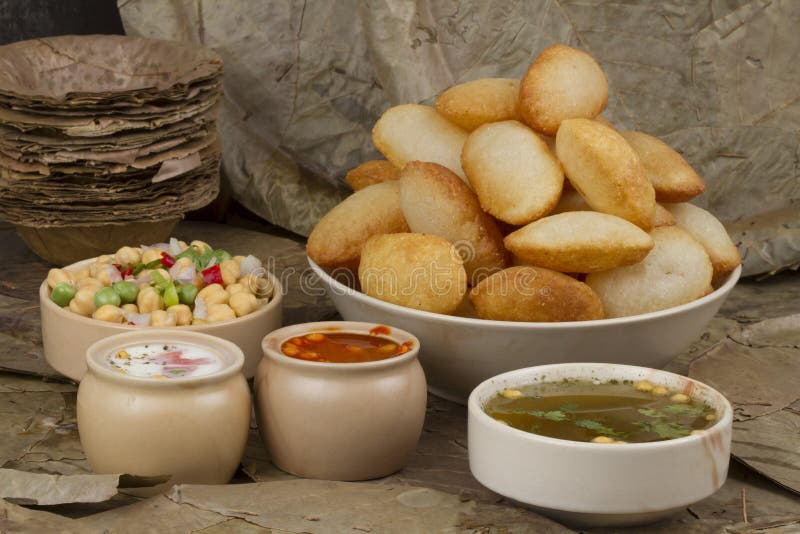 Gol Gappa stock image. Image of bataashe, bataasha, dahi - 104203199