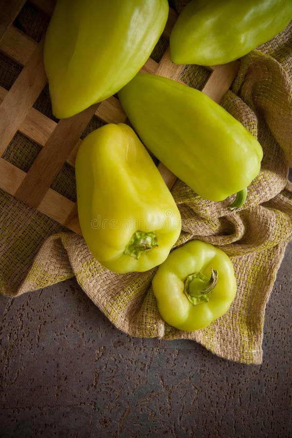 Spicy Green Paprika Peppers Stock Photo Image of green, cayenne 74058280