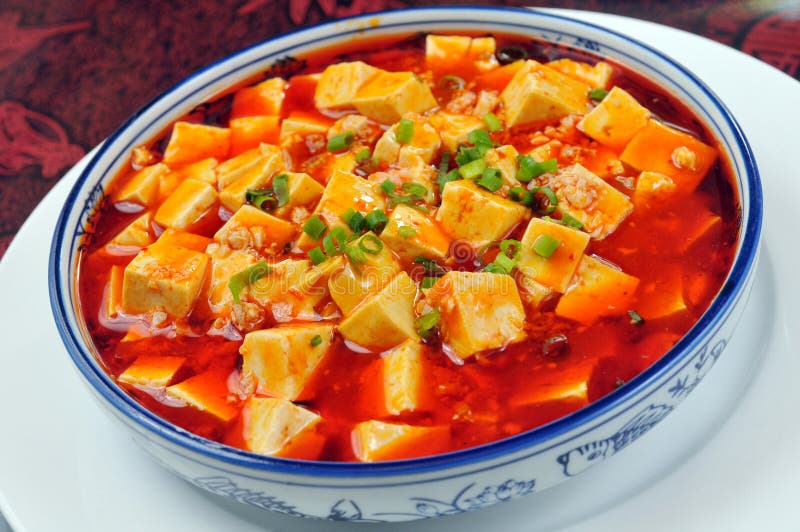 Spicy hot bean curd