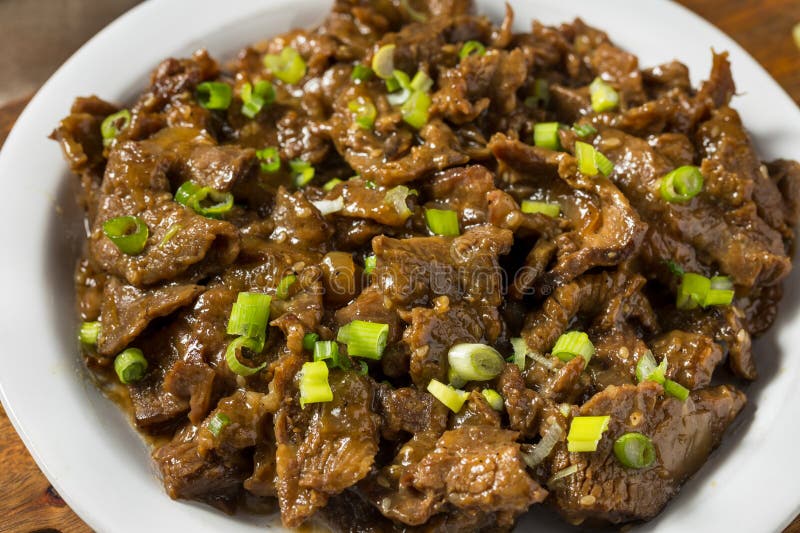 Spicy Korean Beef Bulgogi stock photo. Image of plate - 315271548