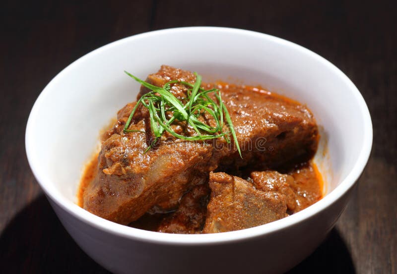 Spicy meat dish stock image. Image of lamb, yellow, india 39419767
