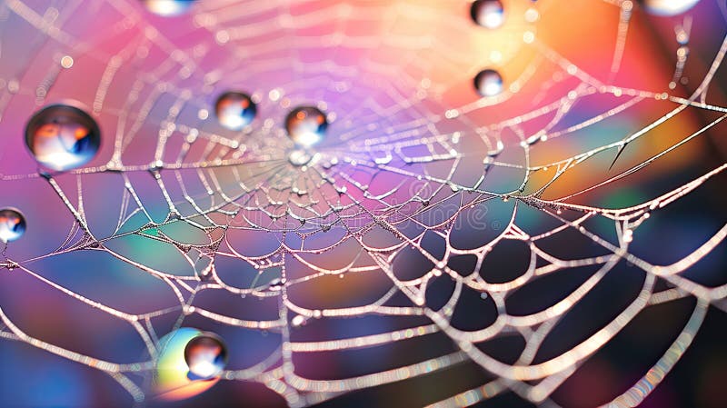 Spider light rays transparent vector illustration