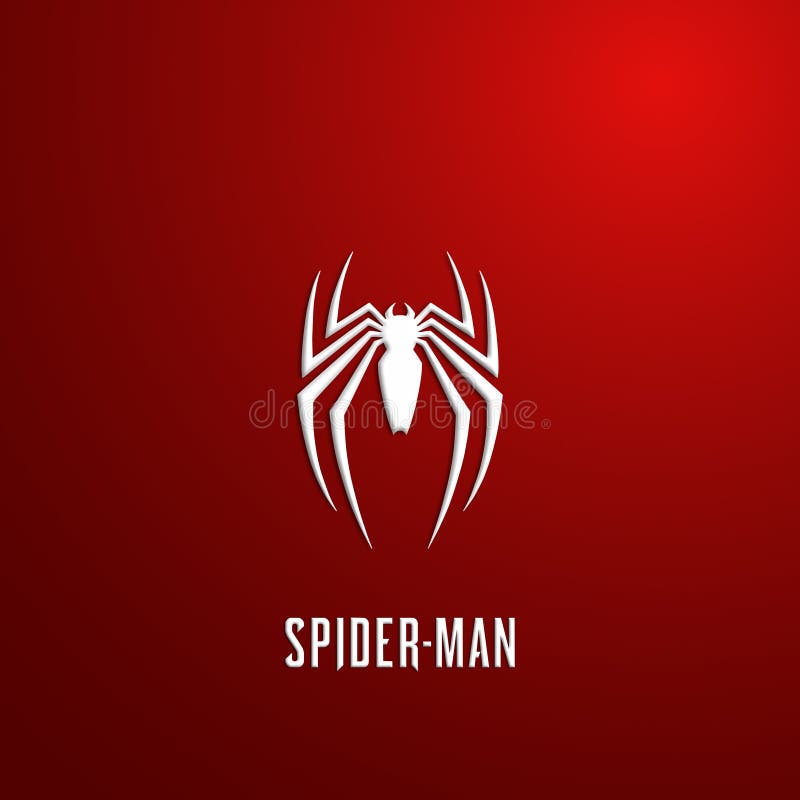 Spider-man logo vector editorial stock photo. Illustration of hero -  192623483