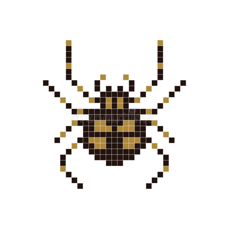 Spider Pixel Art Pixel Art Pixel Art Templates Pixel Art Design Images