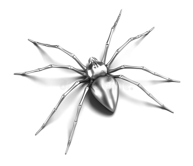 Spider strieborná metalíza.