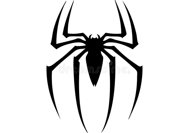 spiderman back symbol