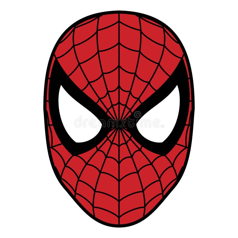 spiderman logo outline