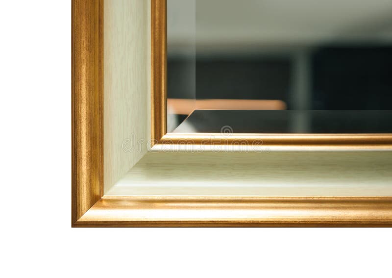 Spiegelrahmen in der alten Art Teil von aufwändigem stockbild Spiegelrahmen in der alten Art Teil von aufwändigem stockbild