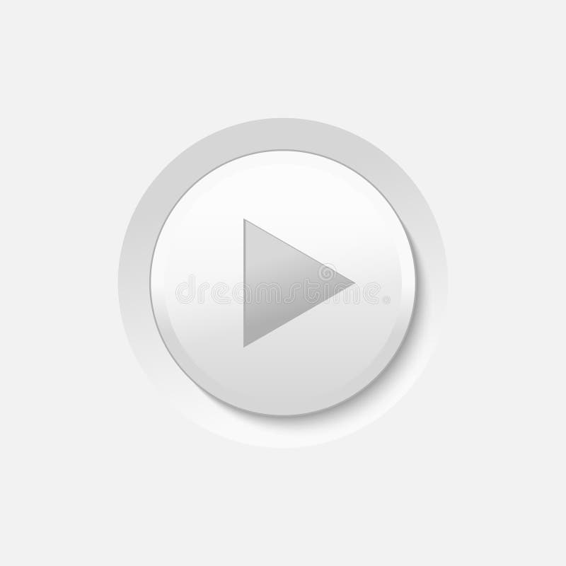 Spiel-Knopf stock abbildung