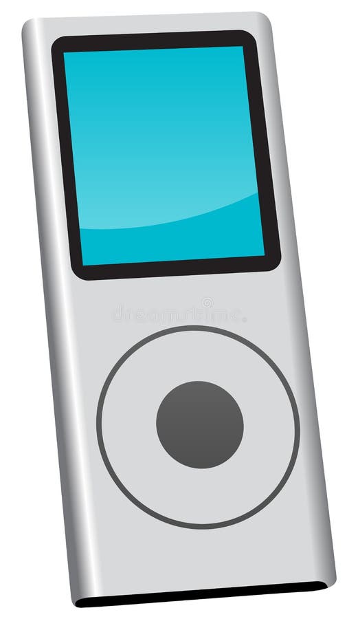 MP3-Musikplayer stock abbildung