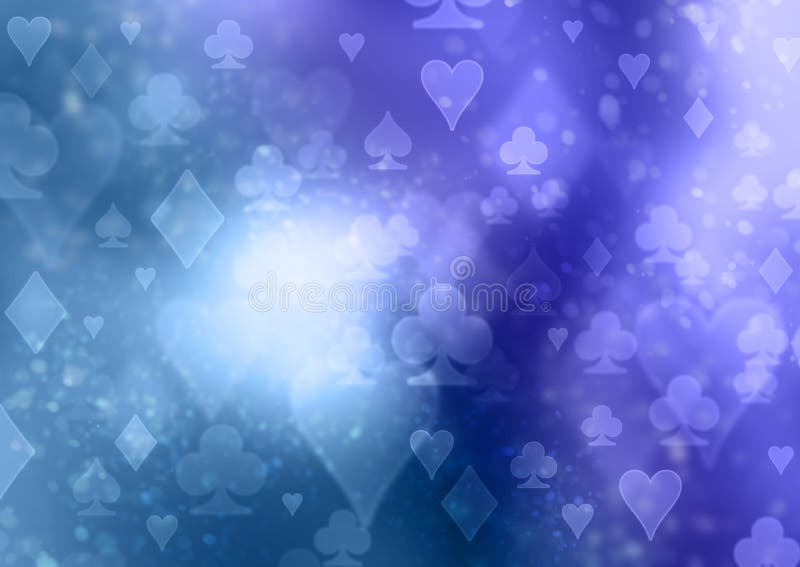 Spielkartesymbole stock abbildung