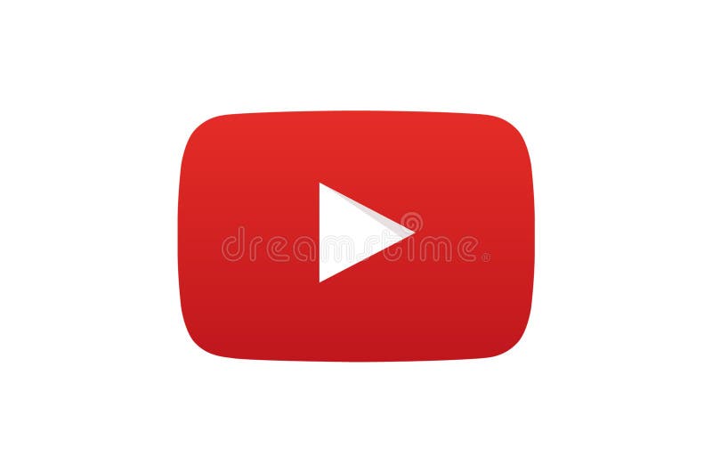 Spielknopf Youtube-Kanals Zuckerrüben vektor abbildung